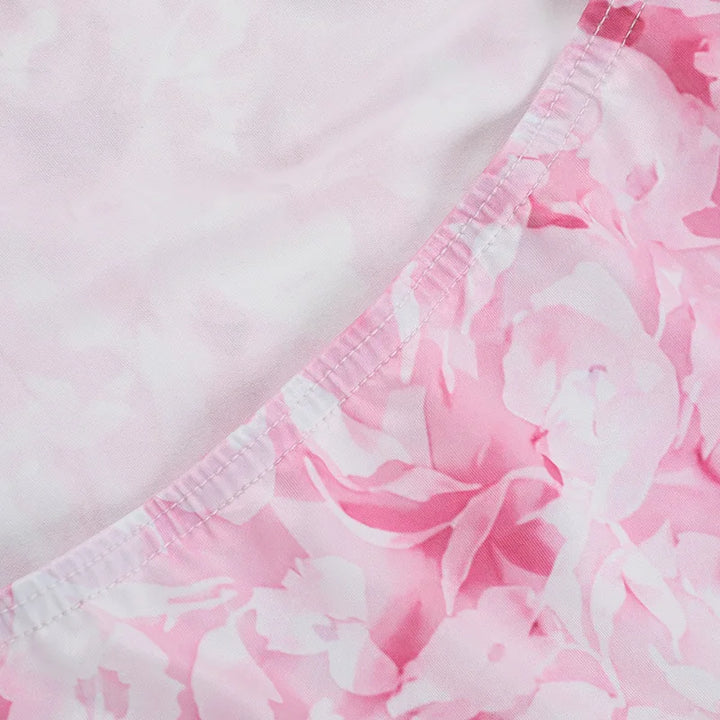 Floral strapless mini dress - Samari