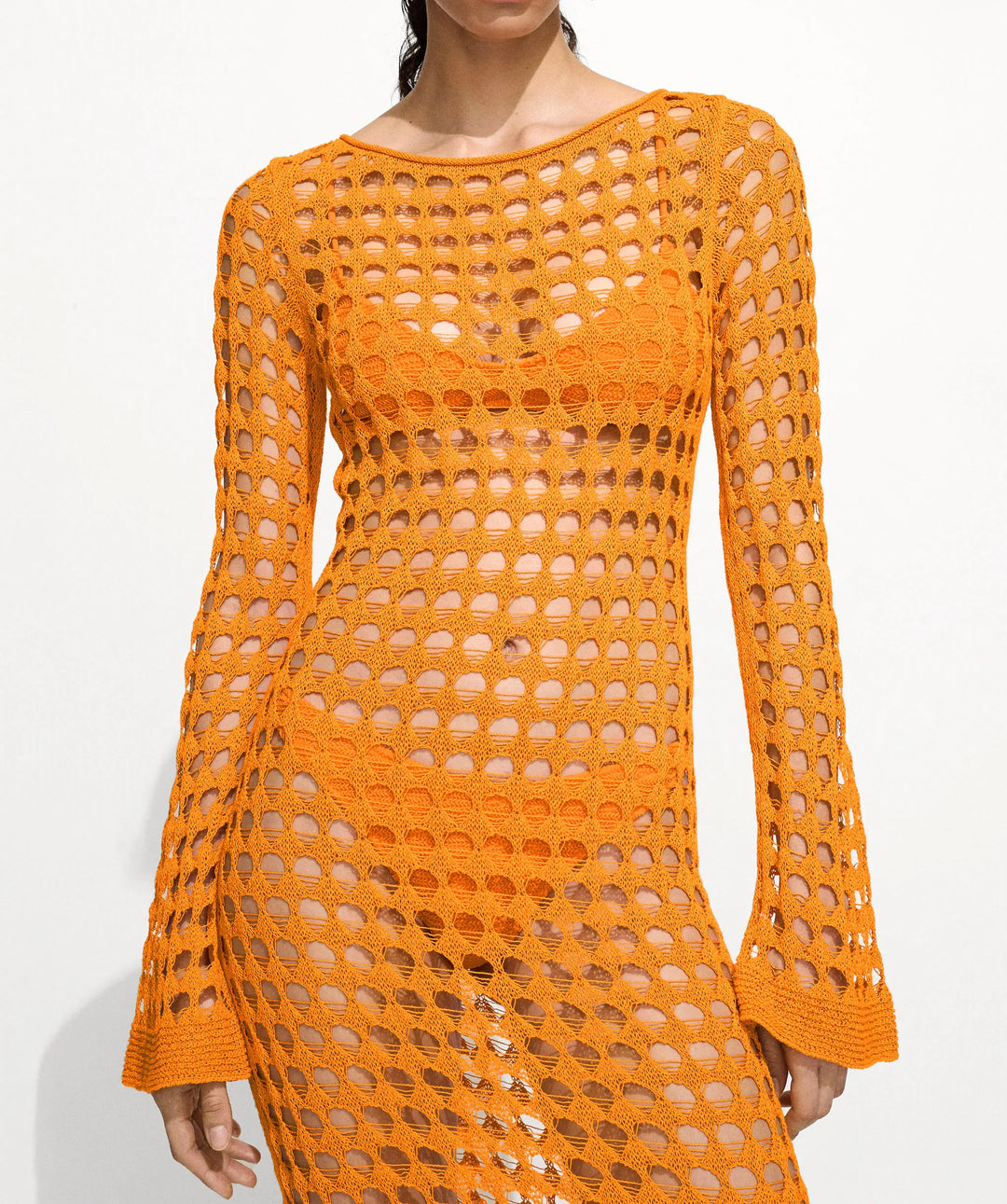 Maxi beach mesh dress - Sol