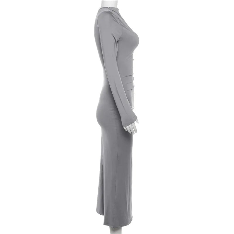 Fitted Shaping Maxi Dress - Noa