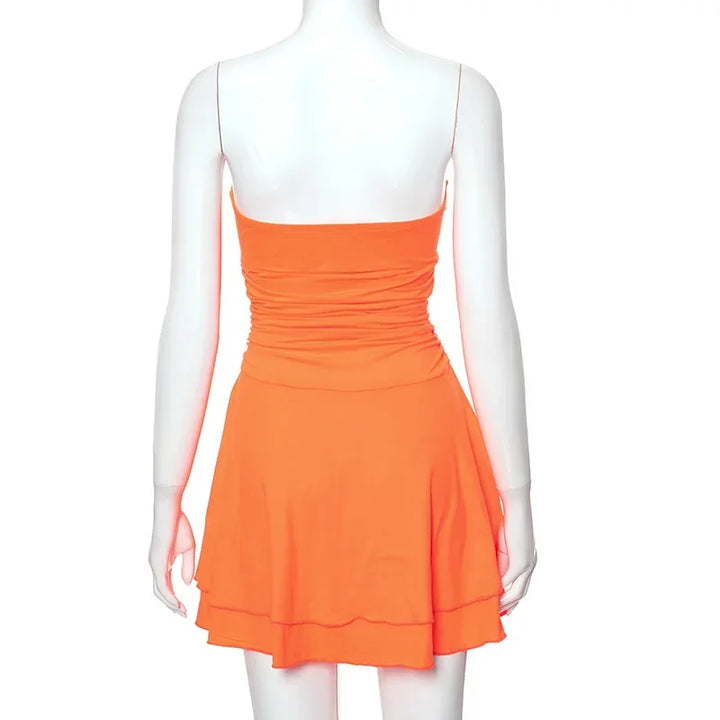 Layered Strapless Mini Dress - Valeria