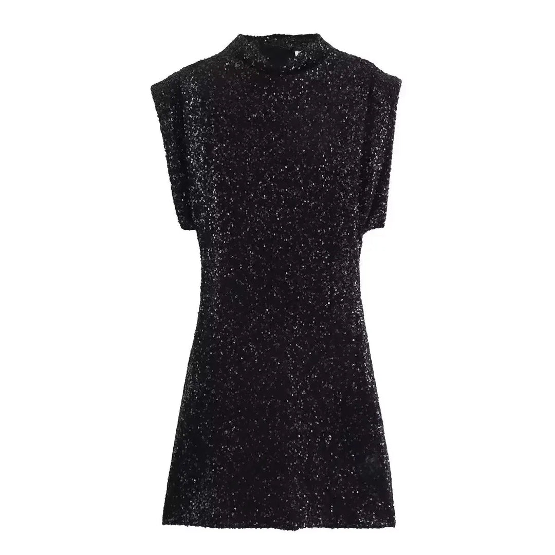 Mini Dress with Sparkling Sequins - Kaylee