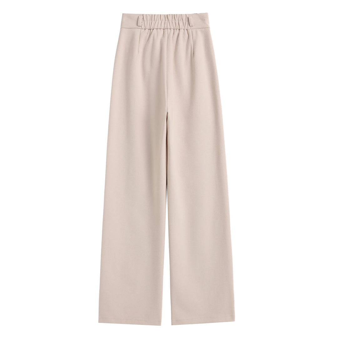 Tailored Wool Pants High Waist