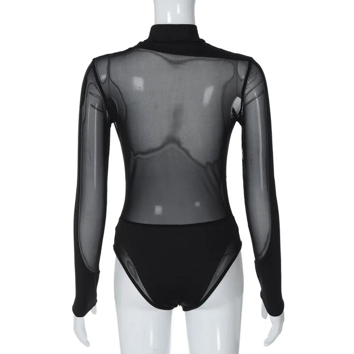 Turtleneck Bodysuit with Special Design - York