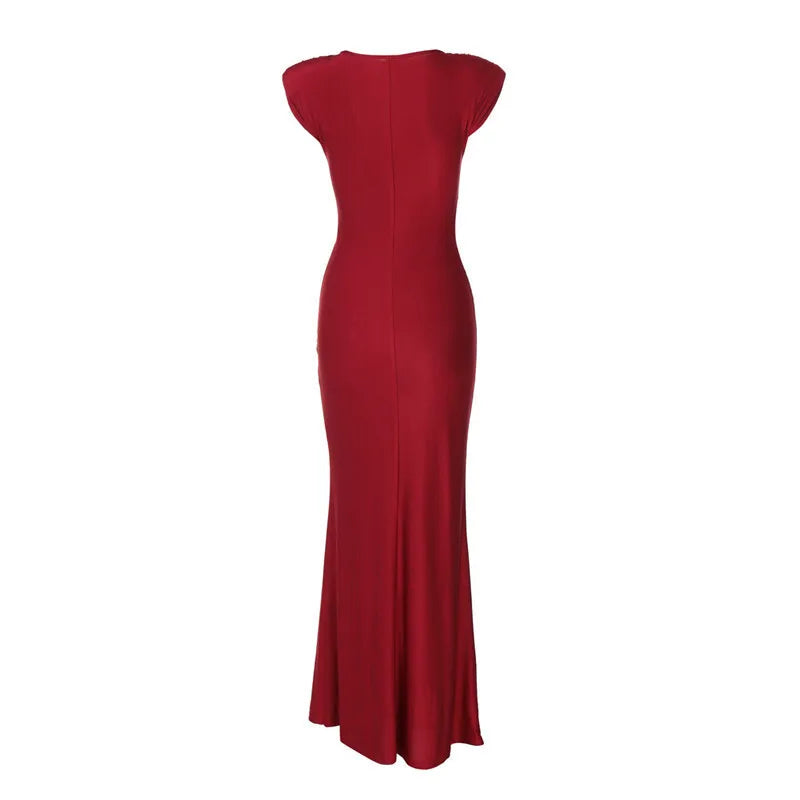 Ruched Maxi Dress - Verona
