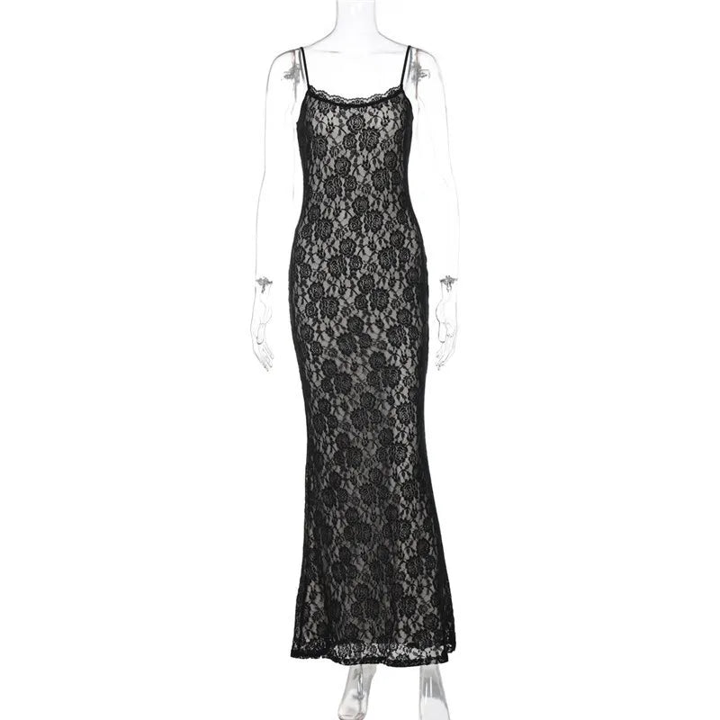 Lace Maxi Dress - Shi Lin