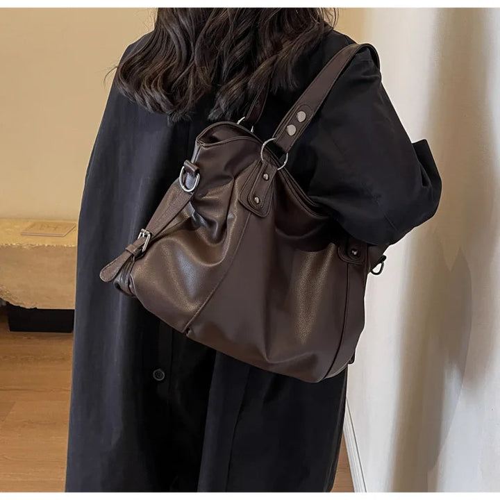 תיק דמוי עור בעיצוב רטרו