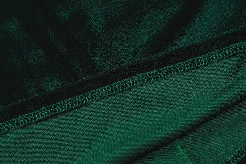 Velvet midi dress - Lorenza