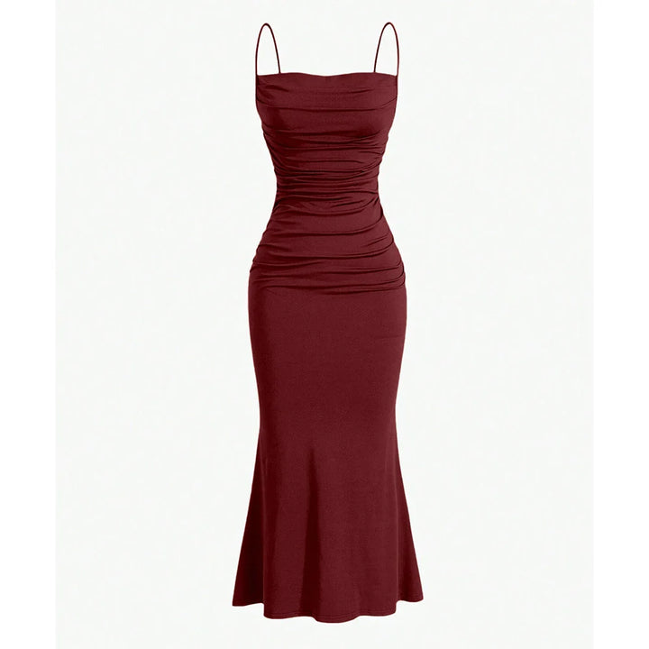 Elegant spaghetti strap maxi dress - Emberly