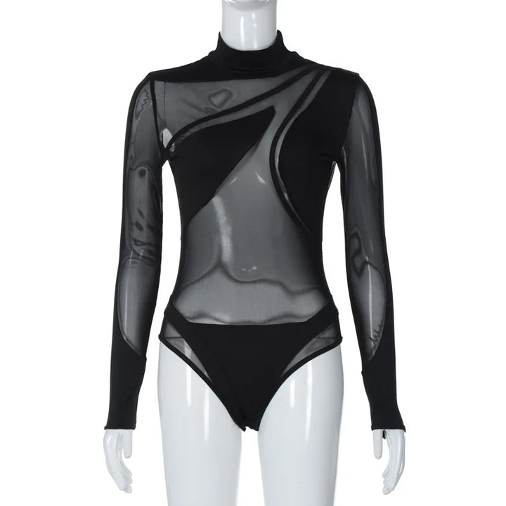 Turtleneck Bodysuit with Special Design - York