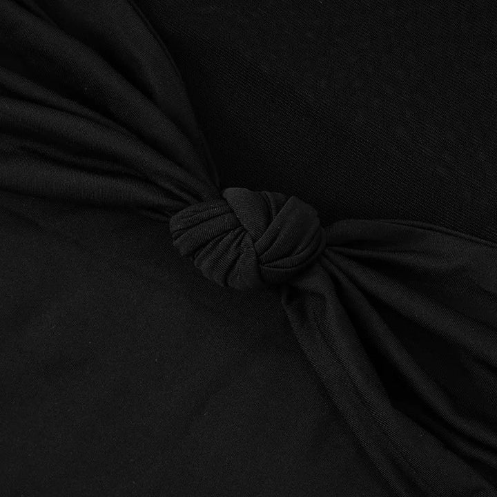 Maxi Dress with Removable Straps, Ruched and Mesh Design - Blair