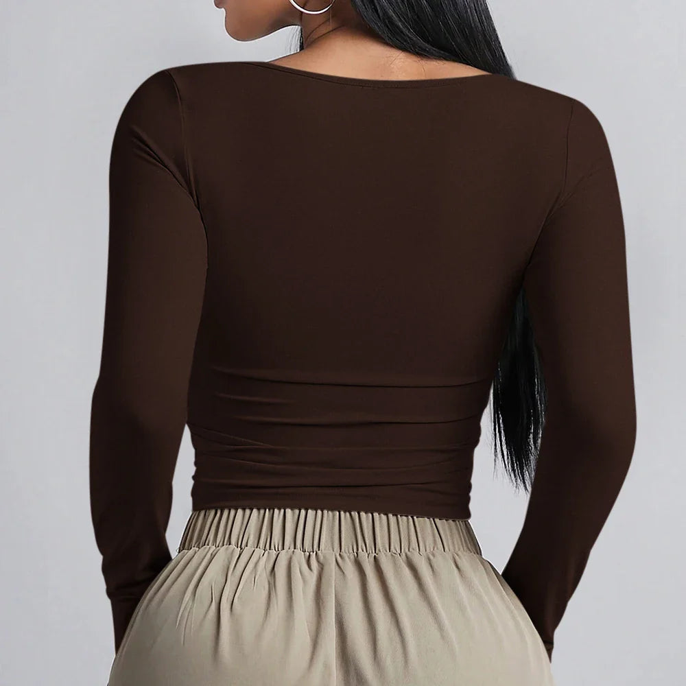 Basic shaping fabric top - Nelly