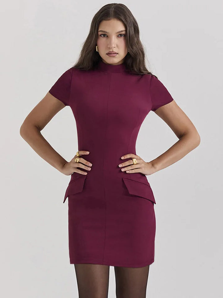 Tailored mini dress with pocket detail - Antonia