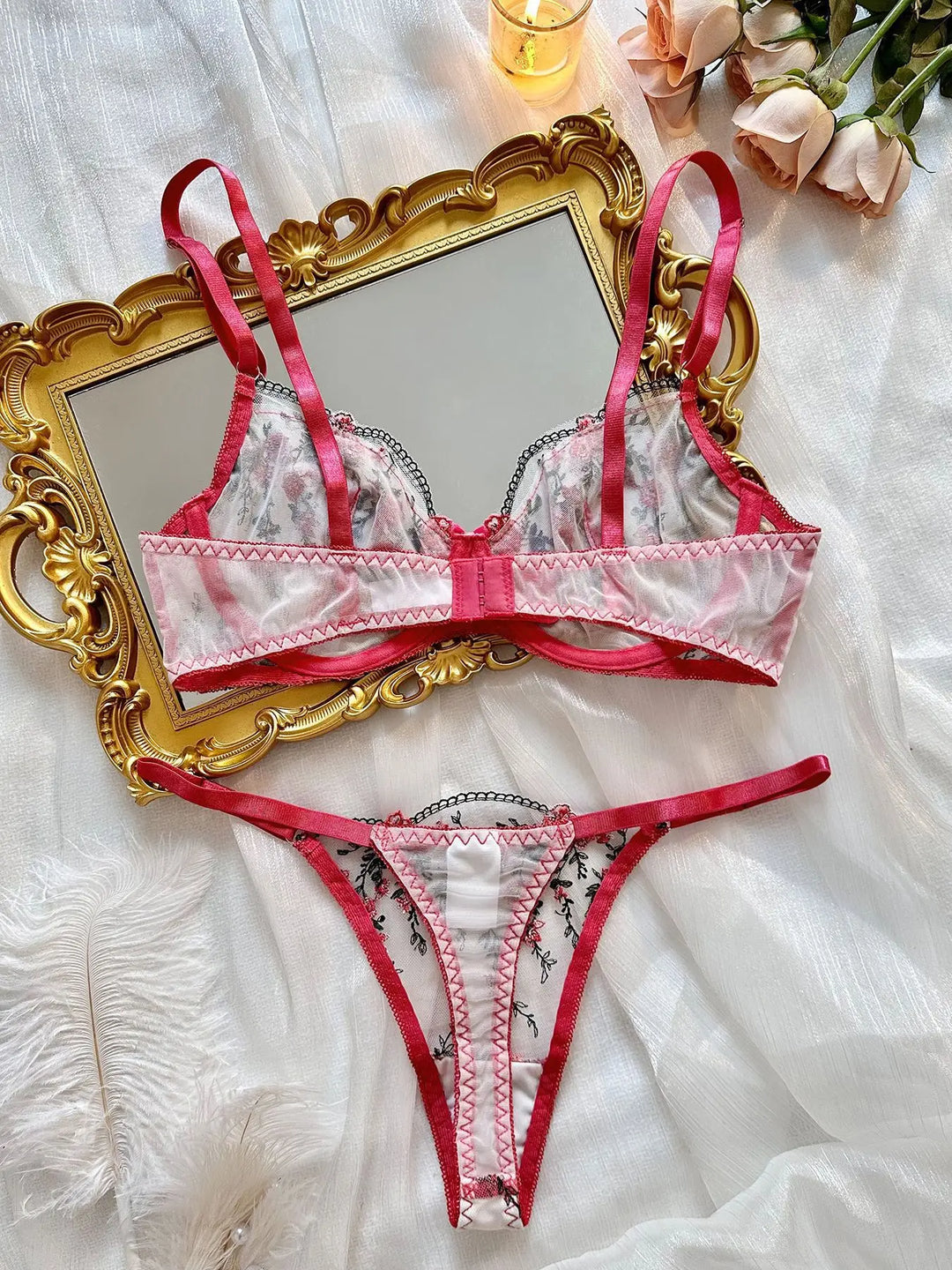 Sheer Floral Design Set - Journee
