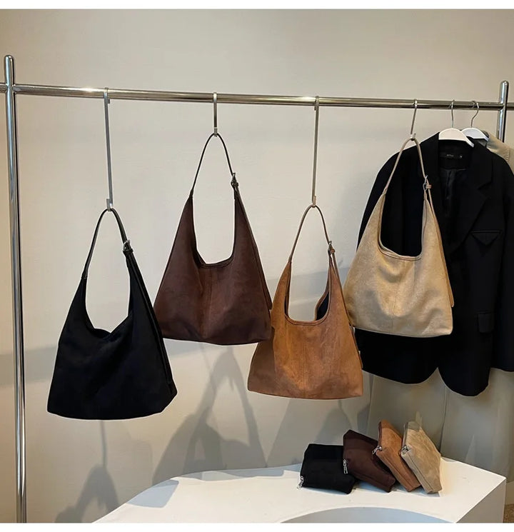 תיק זמש בעיצוב רטרו