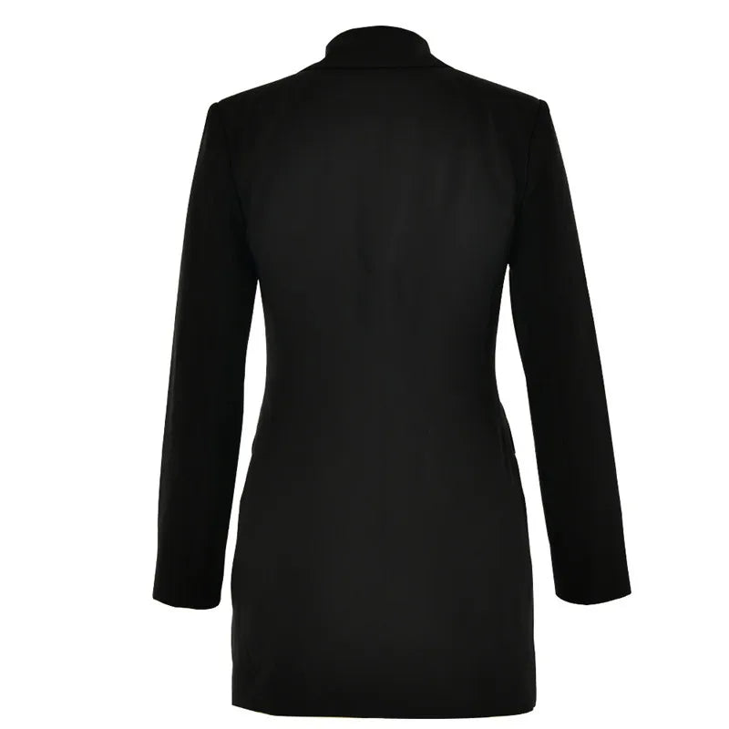 Mini blazer dress decorated with rhinestones - DANI