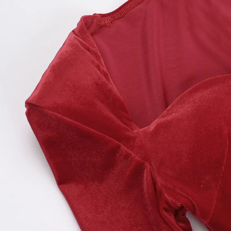 Velvet Mini Dress - Lolita