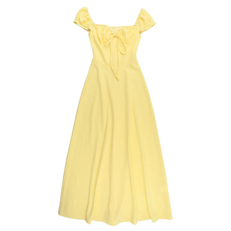 Maxi Dress with Rustic Design - Haile