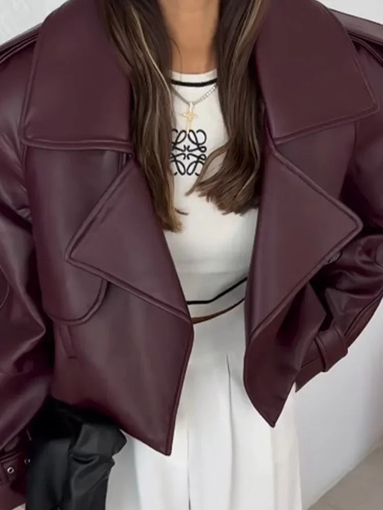 Short Leather Jacket - Morris