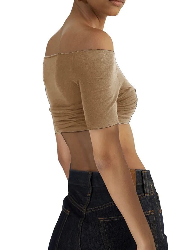 Off-Shoulder Crop Top - Yuli