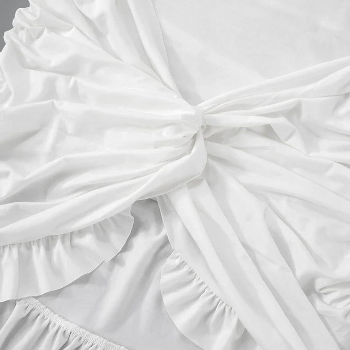 Mini dress with ruching - Rachel