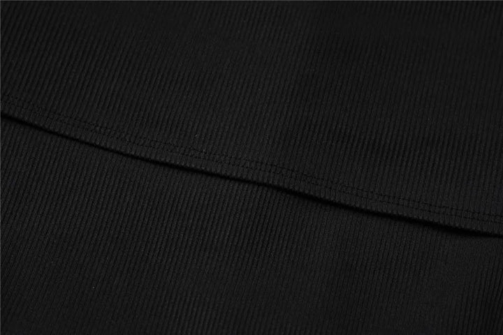 Knitted Off-Shoulder One-Piece Suit - Mai