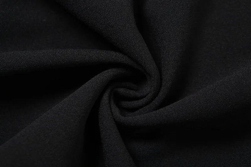 Fitted A-line Mini Dress with V-Neck Collar - Marlowe