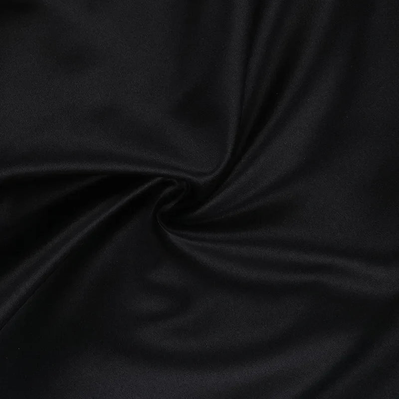 Fitted satin mini dress with waist detail in A-line shape - Dulce
