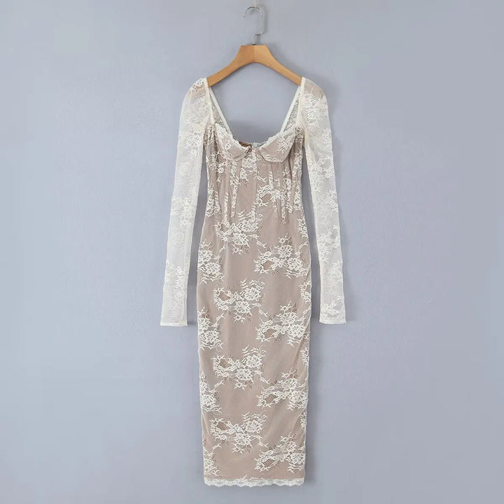Midi Lace Dress - Elizabeth