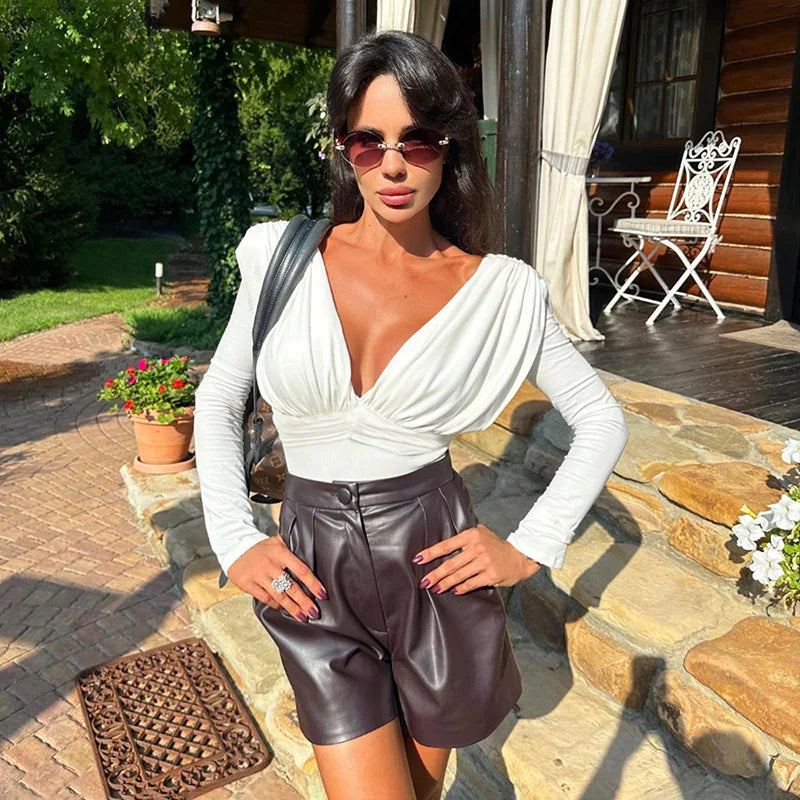 Elegant Bodysuit Top - Ninet