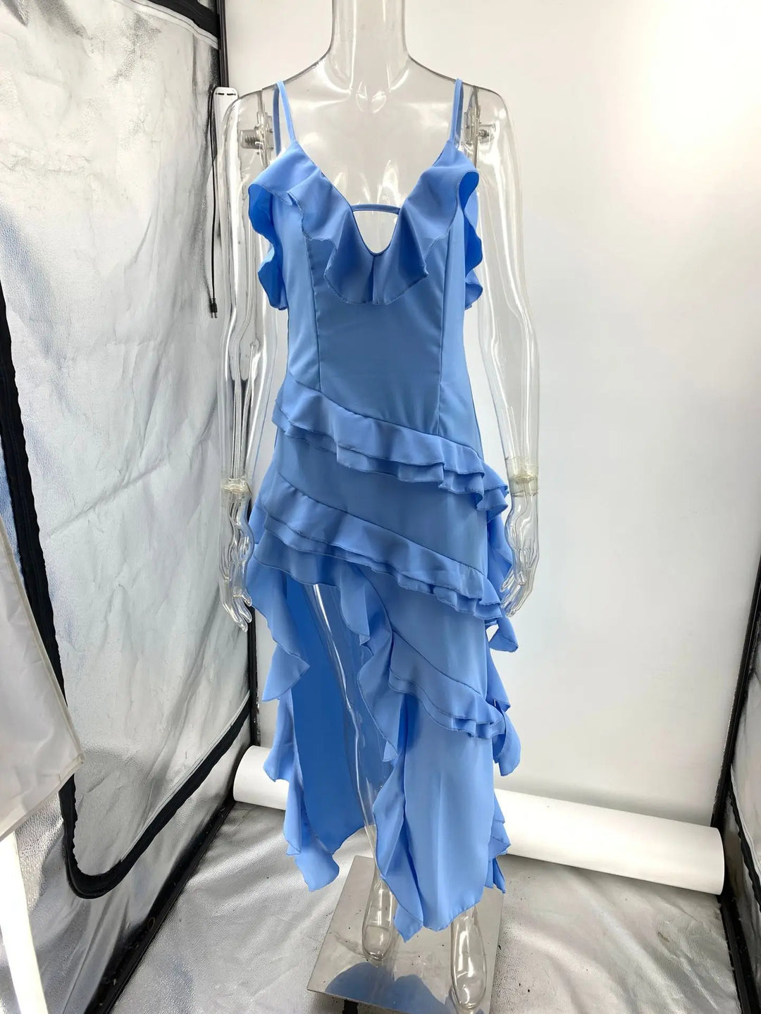 Tiered Ruffle Maxi Dress - Sailo