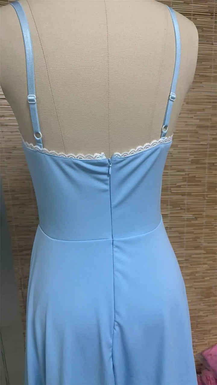 Midi Satin Dress - Adela