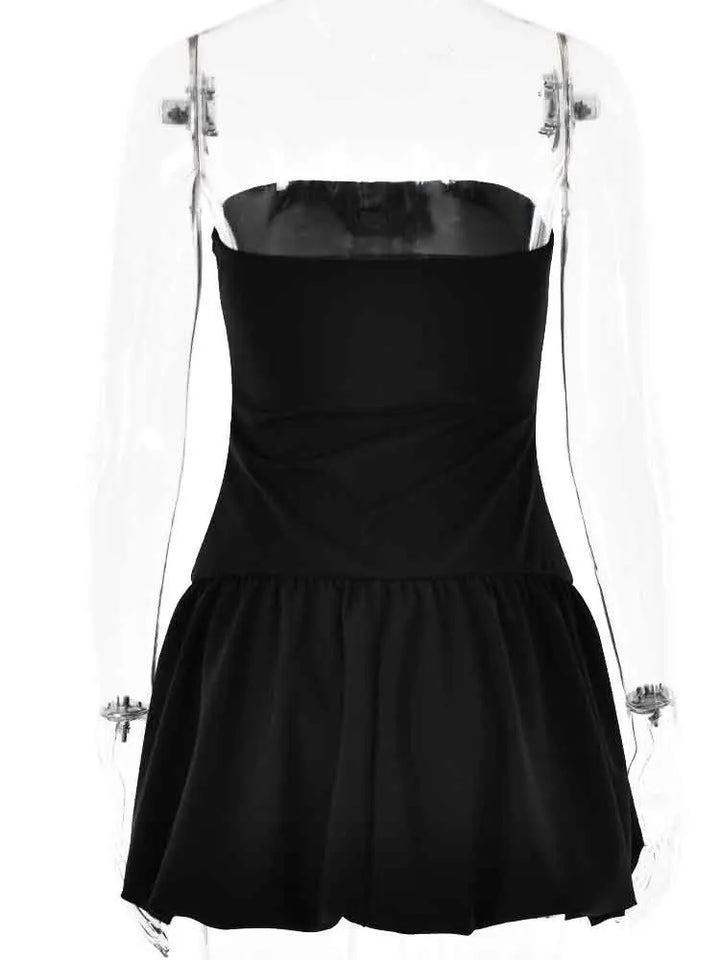 Strapless balloon-shaped mini dress - Baylor