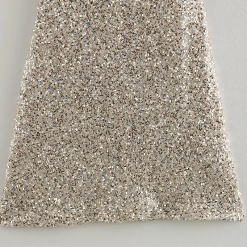 Mini Dress with Sparkling Sequins - Kaylee