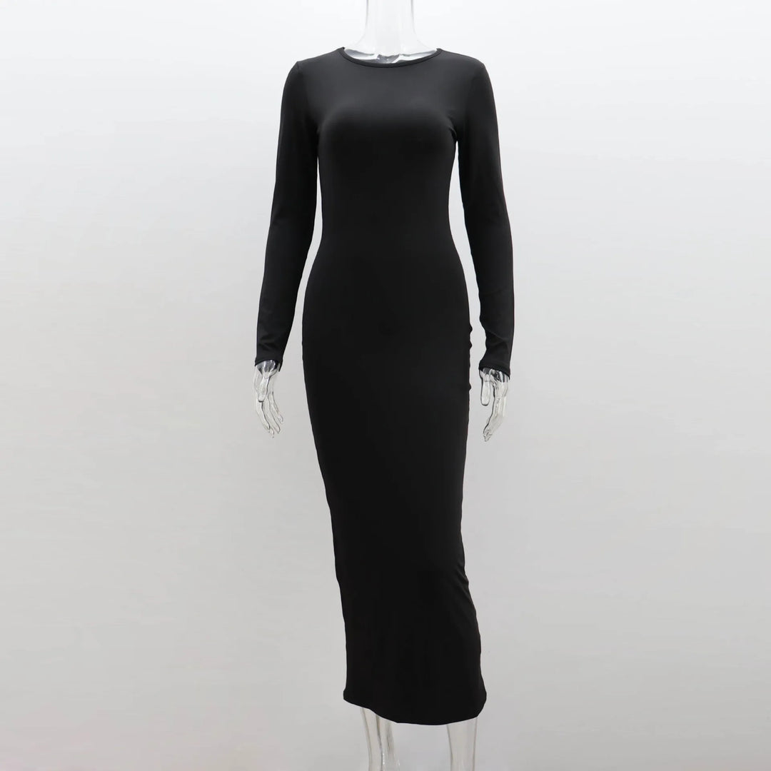 Fitted Shaping Maxi Dress - Matilda