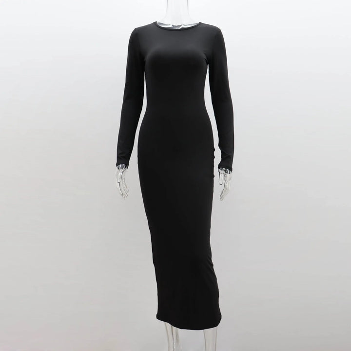 Fitted Shaping Maxi Dress - Matilda