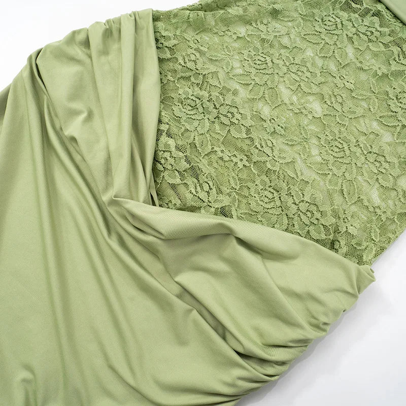 Off-shoulder lace maxi dress - Jessica