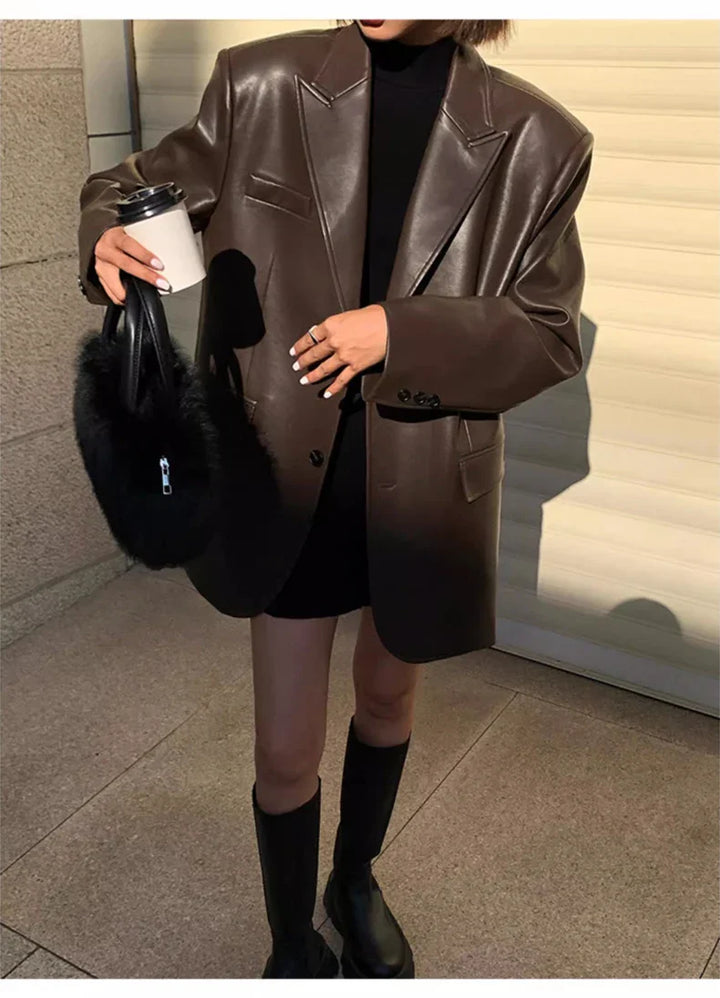 Tailored Leather Jacket - Rashal