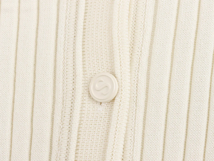 Midi Knitted Dress with French Vintage Design - Mimi