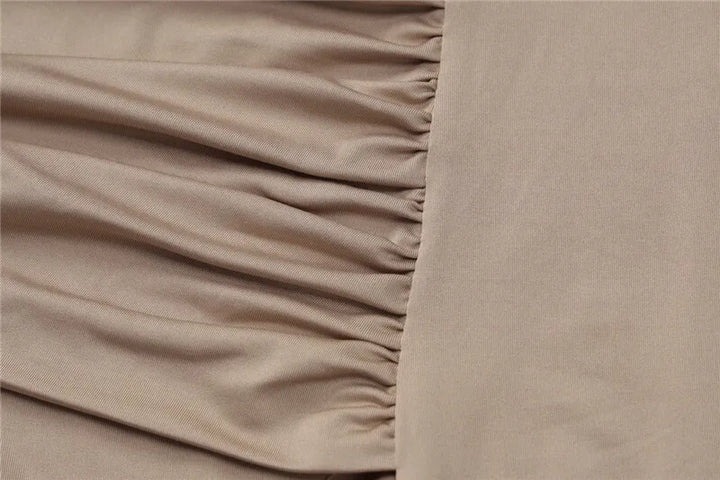 Maxi Dress with Pleats Design - Passy