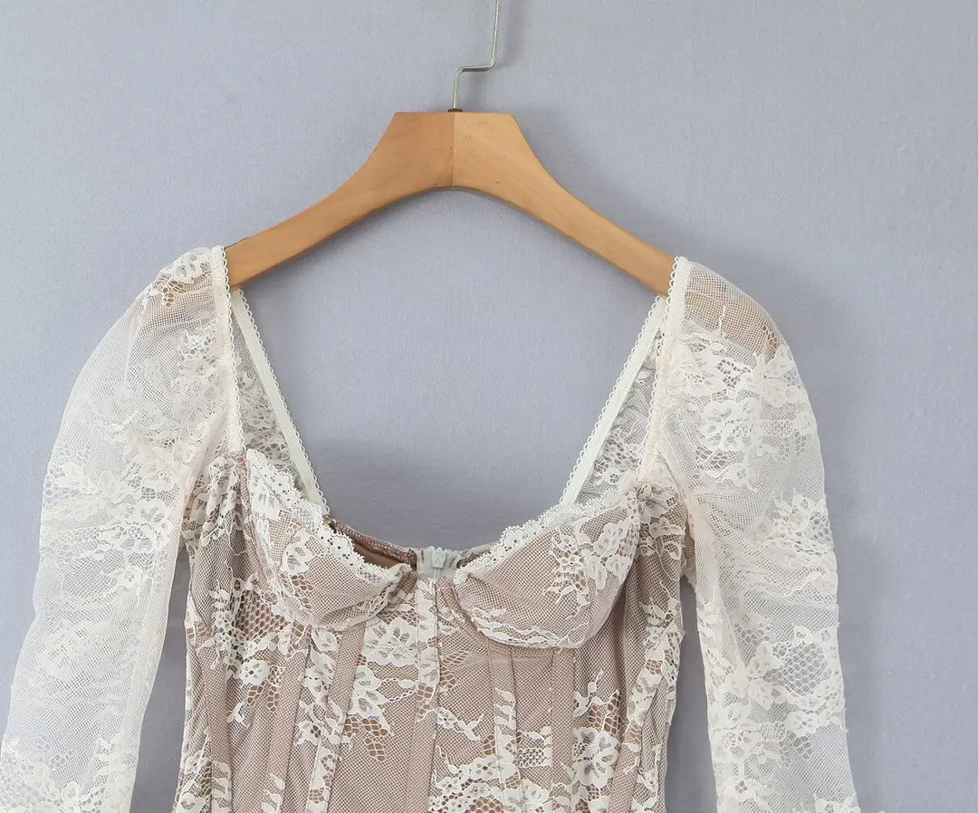 Midi Lace Dress - Elizabeth