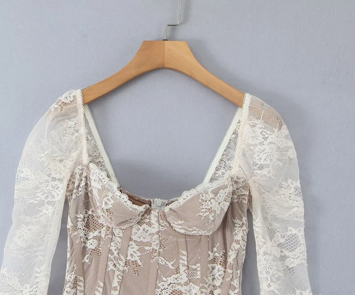 Midi Lace Dress - Elizabeth
