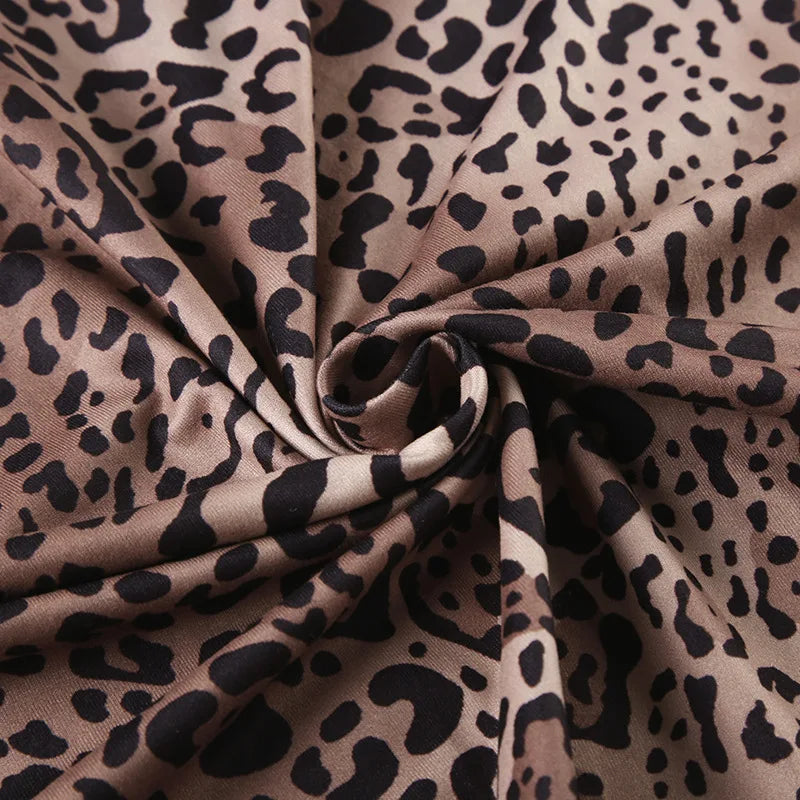Strapless leopard print maxi dress - Frida