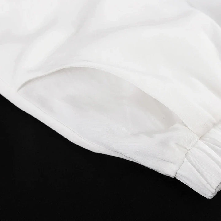 סט שני חלקים טופ קשירות וכנסיים קצרים - REBEKA