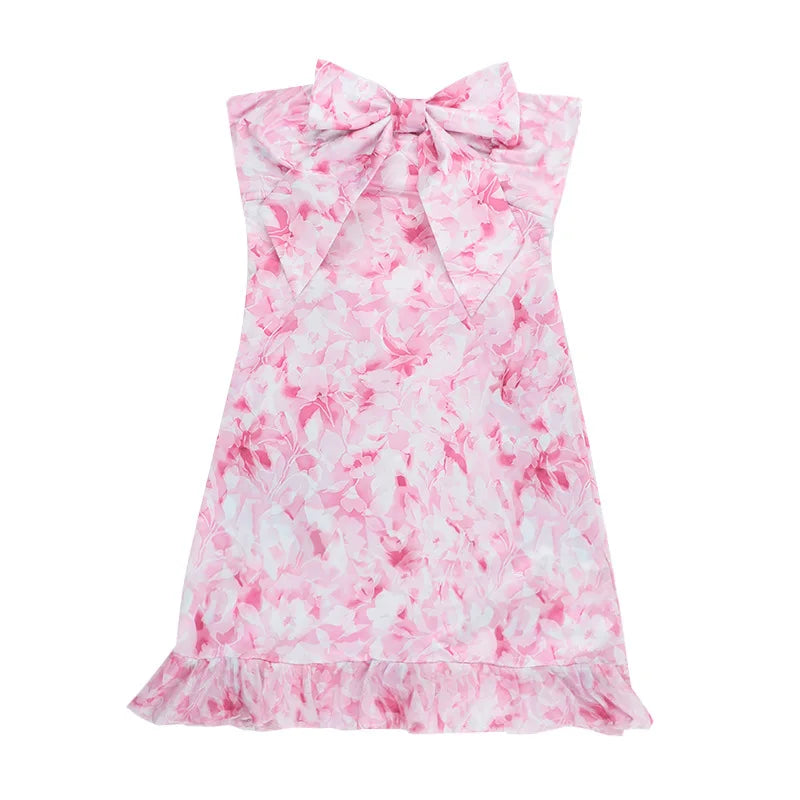 Floral strapless mini dress - Samari