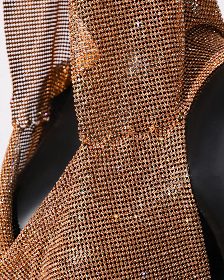 Sparkling Sequin Top with Hat and Open Back Design - Willow