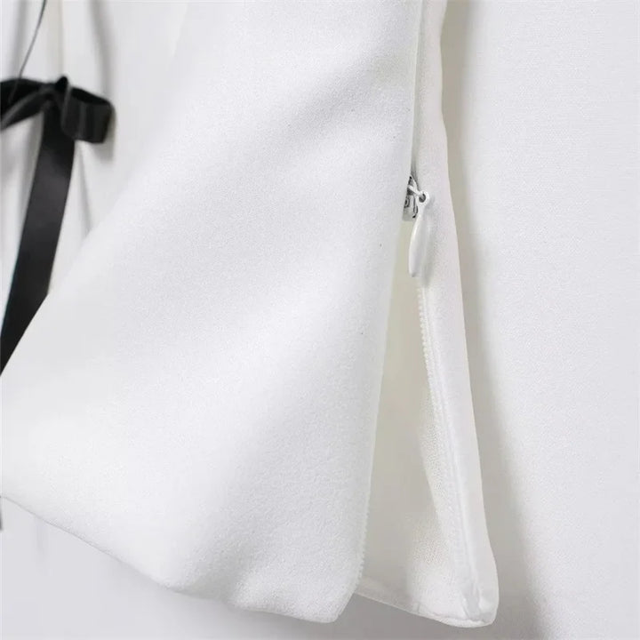 Strapless Top with Bow Detail - Millis