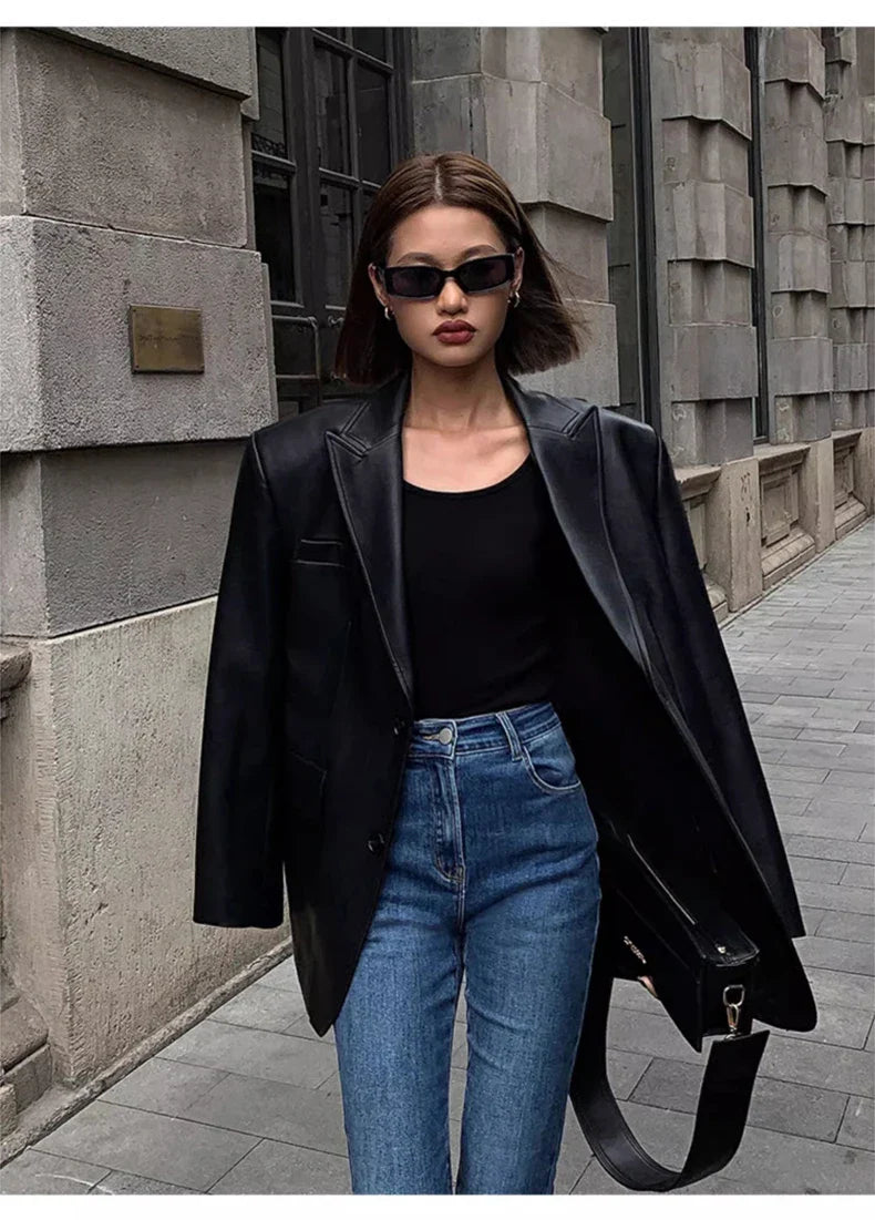 Tailored Leather Jacket - Rashal