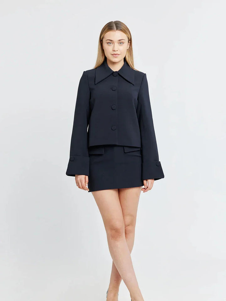 Two-piece tailored set: blazer and mini skirt - Moya