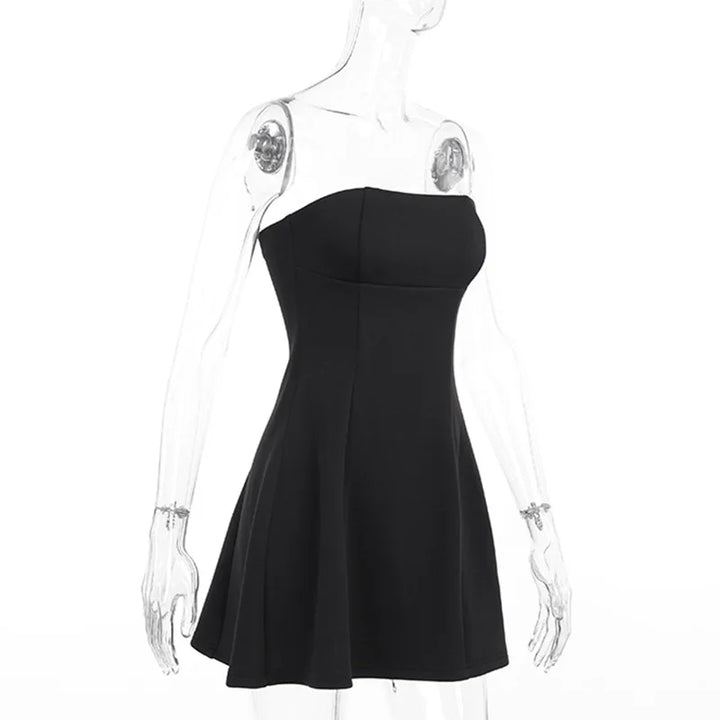 A-Line Strapless Mini Dress - Lola