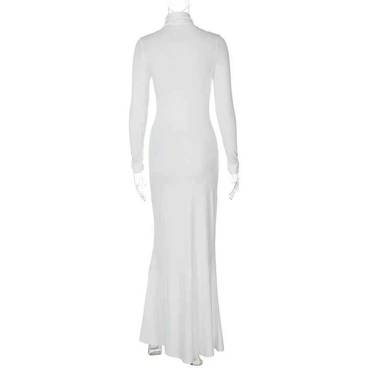 Modest Maxi Dress with Turtleneck - CALA